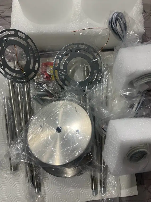 SILAMPDI Bathroom Light Fixtures Silvery, Vanity Lights for Bath in Indoor Lighting & Fans in Mississauga / Peel Region - Image 6