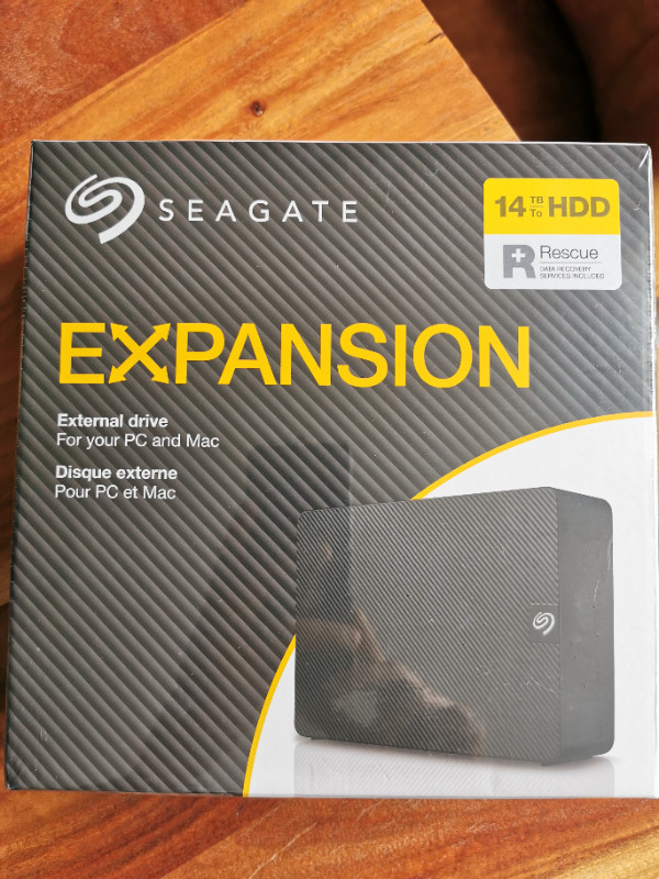 BRAND NEW Seagate 14TB USB 3.0 External Hard Drive Expansion HDD in System Components in Ottawa - Image 3