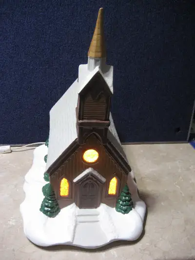 Large Ceramic Church, View more