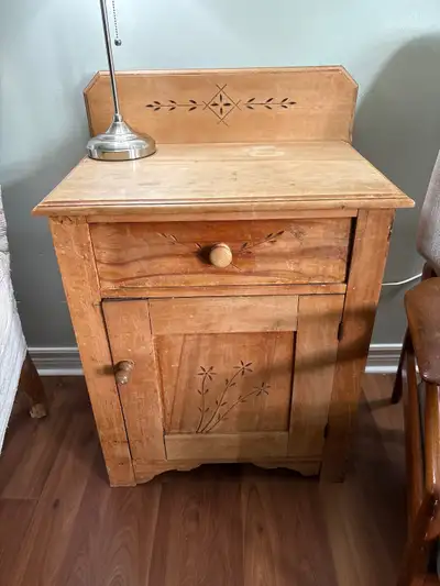 Antique Pine Wash Stand, View more
