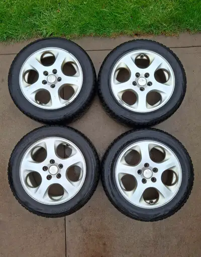 205/55/16 Sailun Ice Blazer Set of 16" Aftermarket Volvo Rims 5 x 108 Came off a 2004 Volvo S60 2.5T...