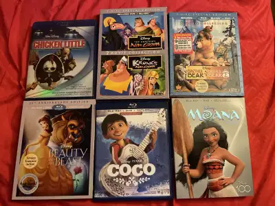 Disney Movies Blu-ray/DVD Lot, View more