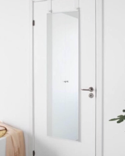 Ikea GARNES Over-the-door mirror white door hanging, View more
