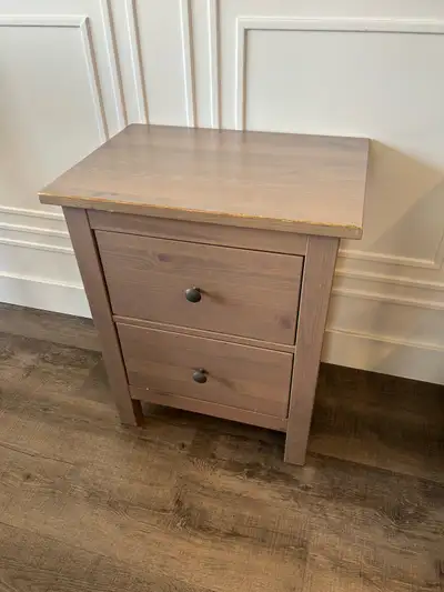 IKEA HEMNES nightstand in brown colour , View more