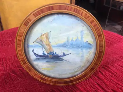Miniature Framed Gouache Signed, c.1766, View more
