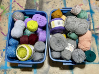 Assorted Acrylic Yarn - Various Weights