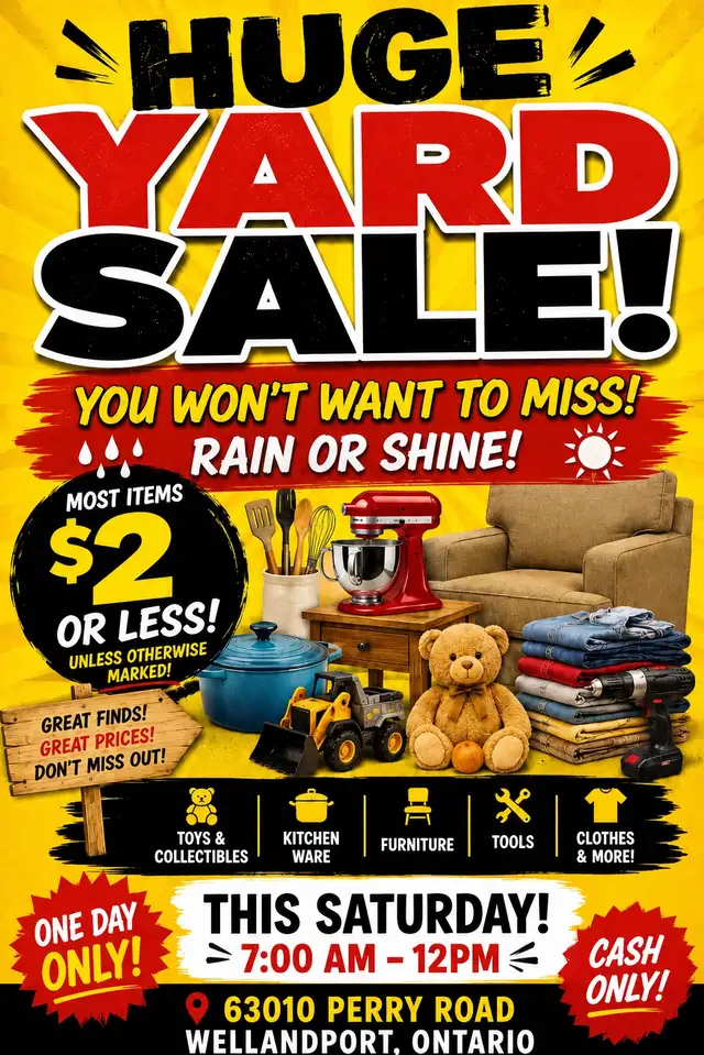 yard sale! 
