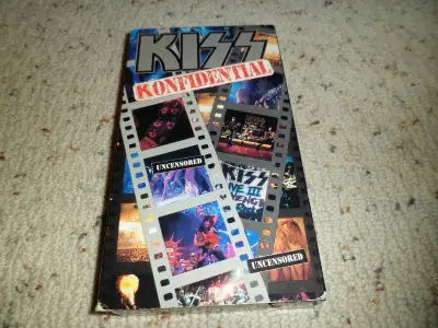 KISS Konfidential HI-FI Stereo Digitally Mastered VHS Tape 1993, View more