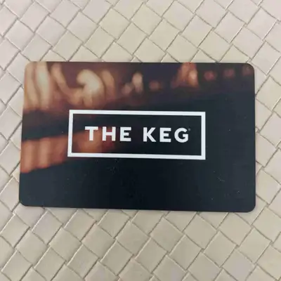 $100 Keg gift card.
