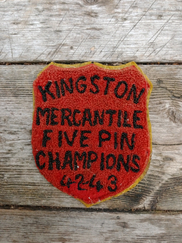 Vintage Jacket/Shirt Patch From 1942, Never Used, Bowling Champs in Arts & Collectibles in Oshawa / Durham Region - Image 3