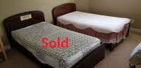 Twin Extra Long Simmons Dr. Hard Bed Set Furniture & Mattresses