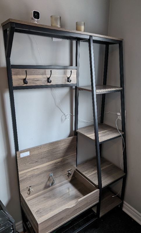 Coat Rack with Storage Bench & Shoe Rack in Other in Cambridge - Image 4