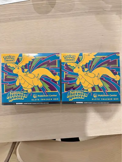 TRADE 2 Ascended Heroes Pokemon Center ETBS, View more