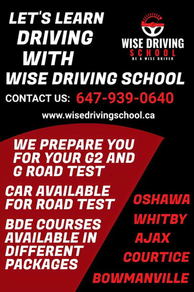 Oshawa Driving Lesson/Driving School/Driving Lessons 