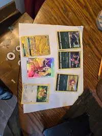 Pokemon full art gold error card miss print