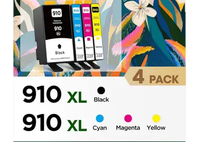 Cartridges Color Combo Pack (4-Pack) Compatible with HP Printer, View more