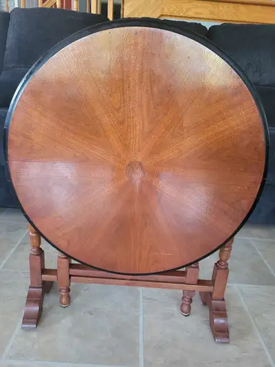 Antique Round Folding Table, View more