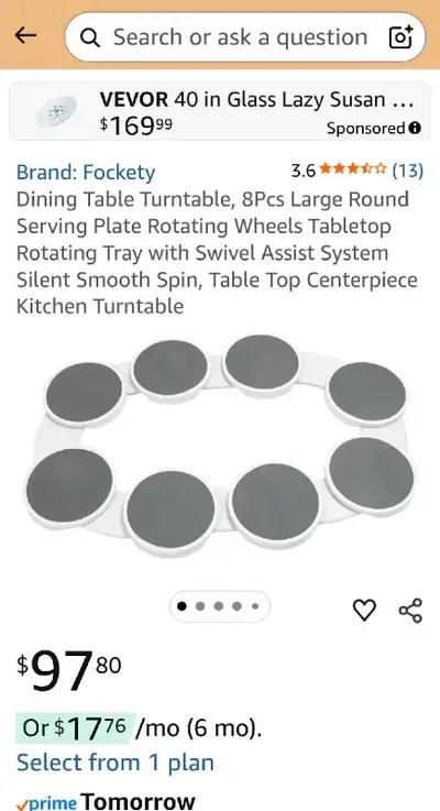 Fockety Lazy Susan, View more