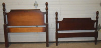 Gibbard Headboard & Footboard, Single Bed, Solid Mahogany