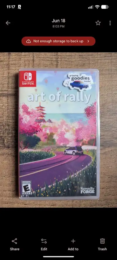 Nintendo switch Art of Rally , View more