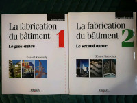 2 Livres - Fabrication du bâtiment - Tome 1 & 2