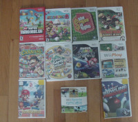 11 WII GAMES - USED - LIKE NEW!!