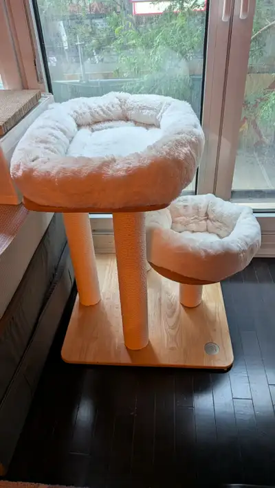 Furrytorii Cat Tree, Scratching Posts, Window Bed, View more