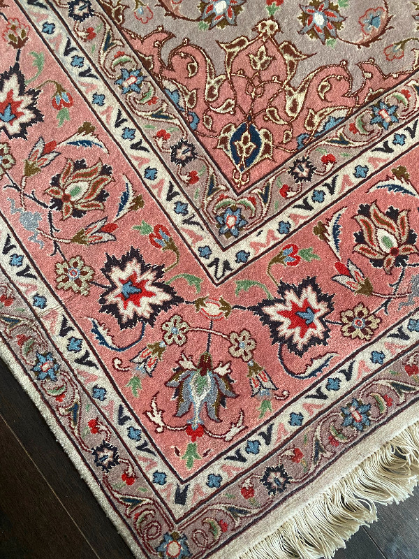 Persian Tabriz fine handmade rug (Iran) in Rugs, Carpets & Runners in Markham / York Region - Image 3
