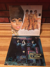 Record Album Vinyl LP-DIANA ROSS & THE SUPREMES-2 LPs