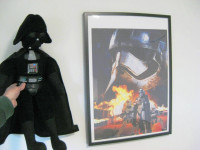 Star Wars Darth Vader Plush &Storm Trooper Framed Puzzle Picture