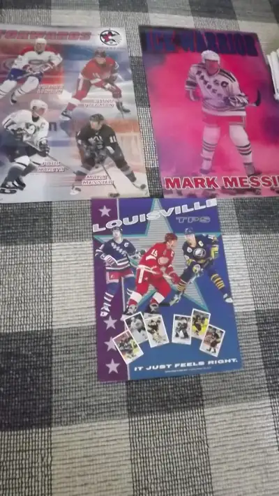 7 MARK MESSIER RANGERS ITEMS BUNDL:3 POSTERS,2 YEARBOOKS,2 CARDS, View more