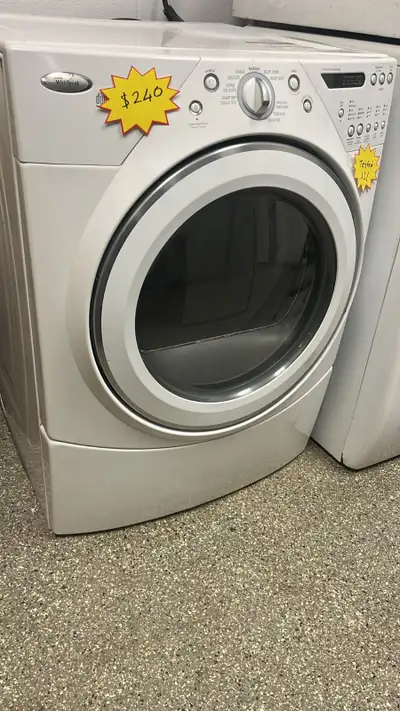 27” Whirlpool Electric Dryer- Works Perfect30 Days Warranty, View more