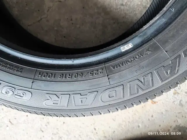 4 Used YOKOHAMA tires  in Tires & Rims in City of Toronto - Image 4