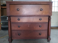 Antique solid wood dresser