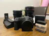 Canon RP with 50mm and 24-105mm Lenses + accessories