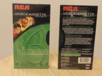 RCA VHS BLANK T120 VIDEO CASSETTE TAPES - NEW! - SEALED!
