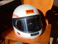 BMW Motorcycle Helmet Vintage Polizei Police XL X Large
