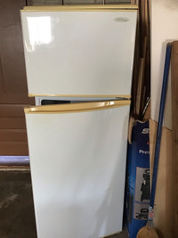 Small fridge and freezer