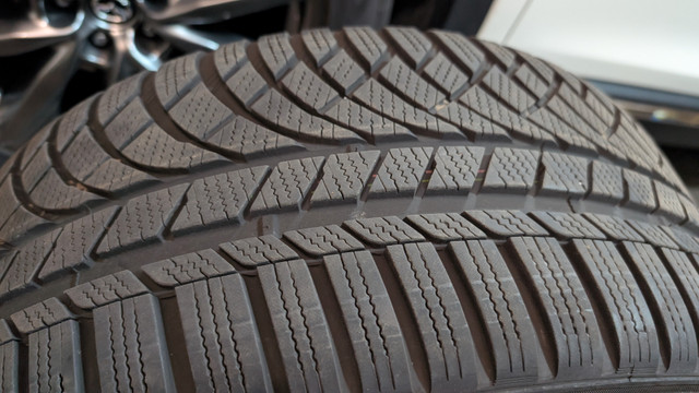 Genuine Audi 4 x 19" rims on winters 255/35 R19 in Tires & Rims in City of Toronto - Image 2