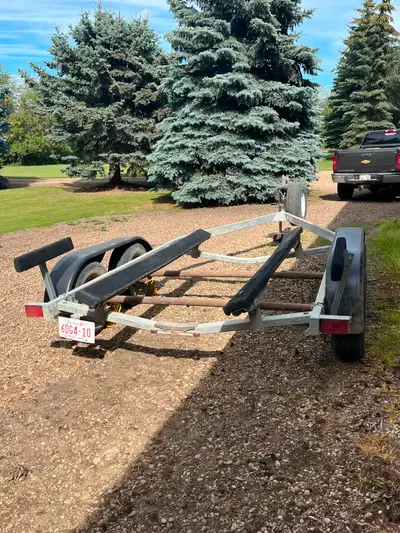 Karavan Boat Trailer. Easily hauls a 19’ inboard boat. Needs some consideration for work / re- desig...