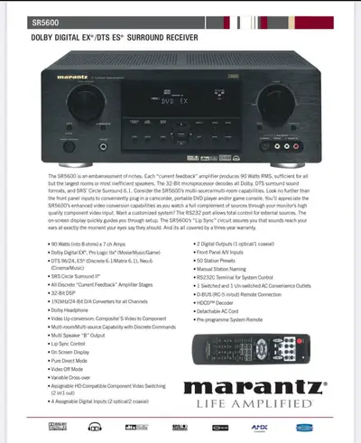 Marantz Amp, View more