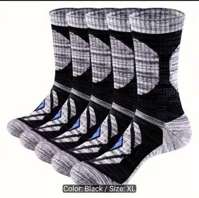 YUEDGE Men's Athletic Socks - Size XL, View more