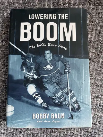 Bobby Baun autographed hardcover  book , View more