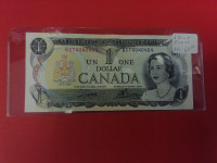 1973 Canada $1 Banknote 2 Digit Radar