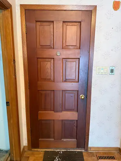 Porte d’entrée en bois de chêne très solide, View more