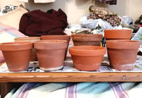 8pcs ceramic planters