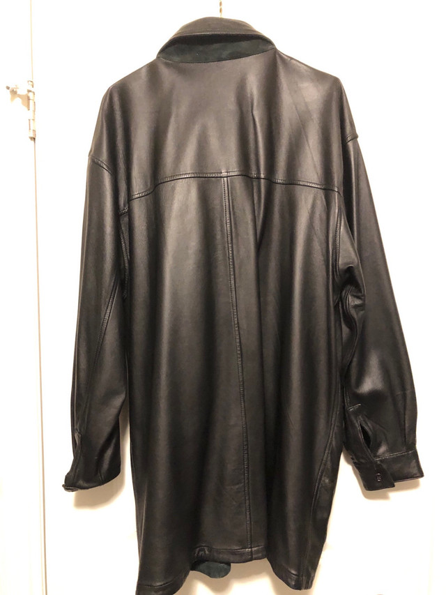 Bernini Beverly Hills reversible men's leather jacket (2XL