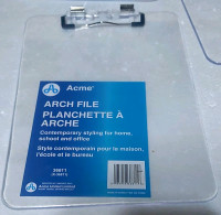 High quality transparent Acme Clipboard with Pen holder.
