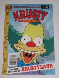 Bongo Comics Krusty Comics#'s 1,2 & 3 HTF! comic book