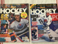 Hockey card 2 hockey magazines Joe Sakic inside hockey mint